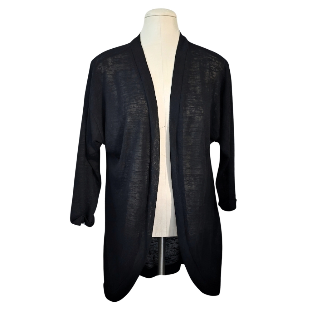 Sunday in Brooklyn Anthropologie Black Sweater Cardigan Duster Shrug Small